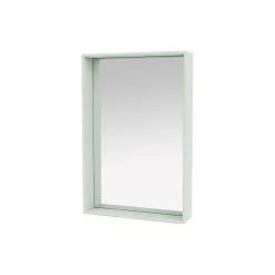 Clearance Montana Furniture Colour Frame Mirror SHELFIE (SPB1208K), 161 mist