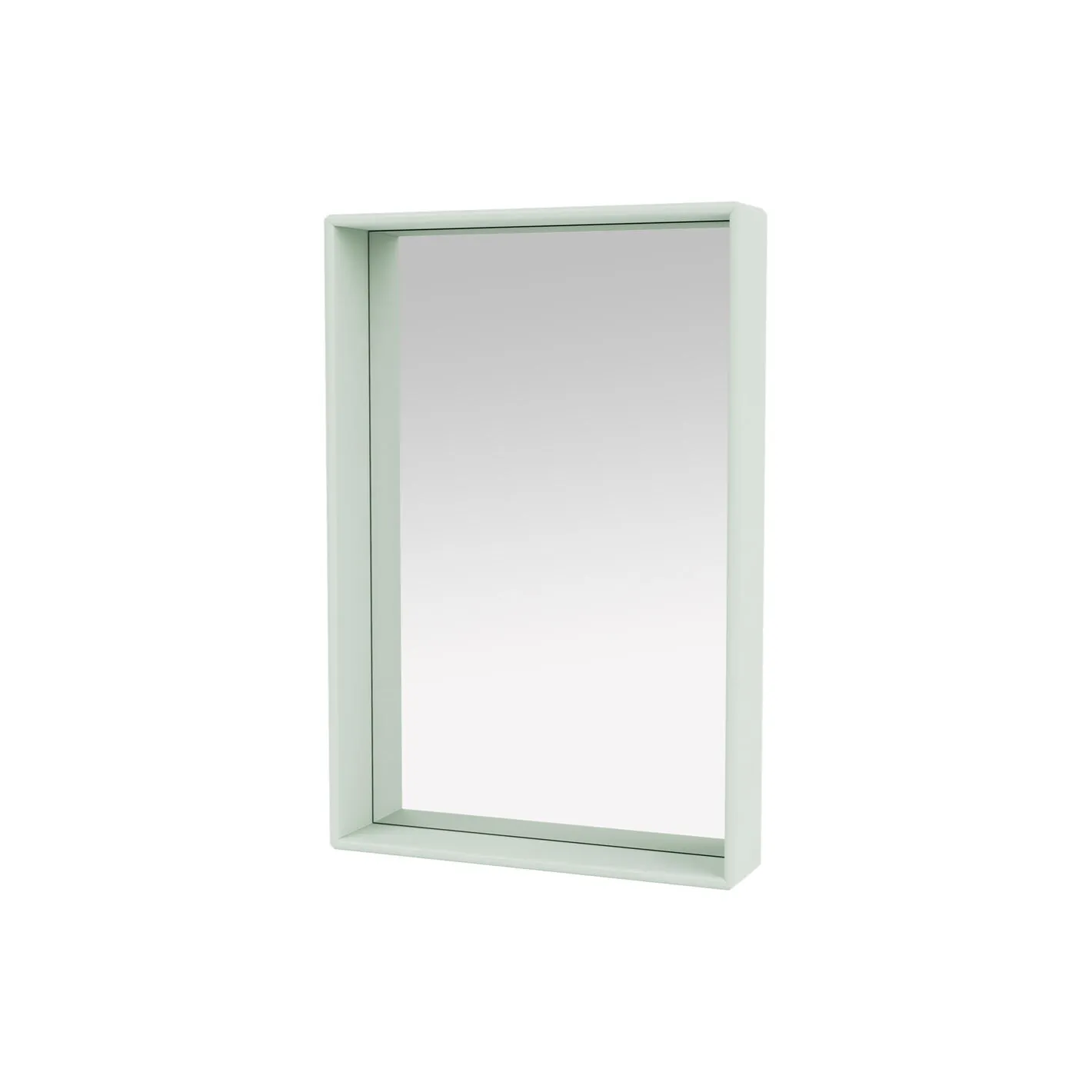 Clearance Montana Furniture Colour Frame Mirror SHELFIE (SPB1208K), 161 mist