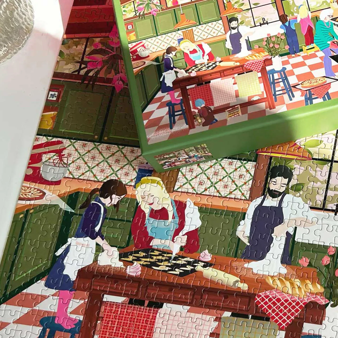 ViSSEVASSE Cosy Kitchen puslespil 1000 brikker> Bøger & Puslespil