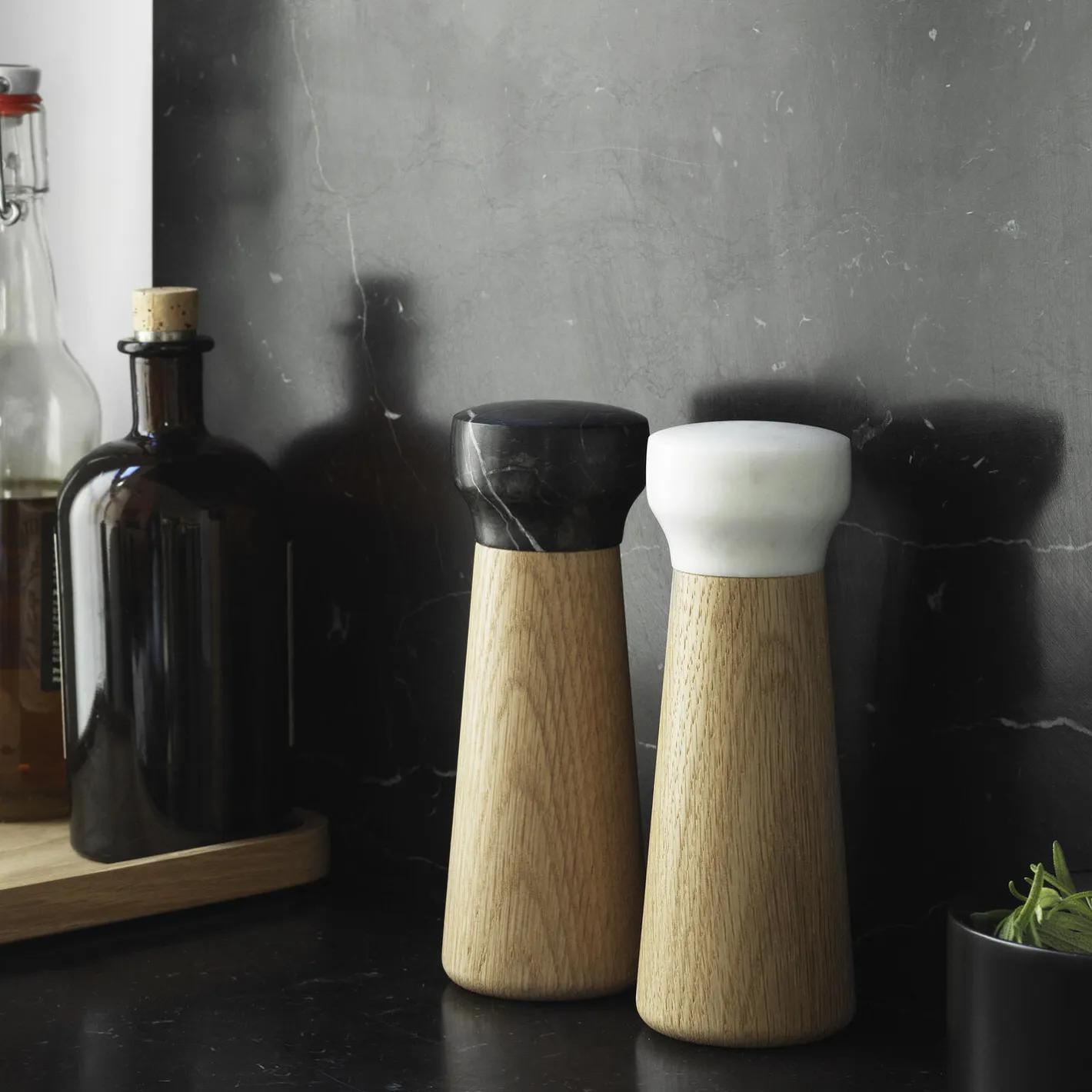 Normann Copenhagen Craft saltkværn, oak/white