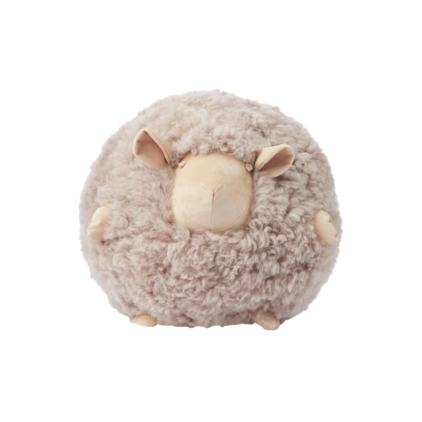 NATURES Collection Cute Sheep rund pude Ø 20 cm,> Pyntepuder & Hynder