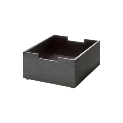 Fritz Hansen Cutter Box Low, sort/eg> Småopbevaring