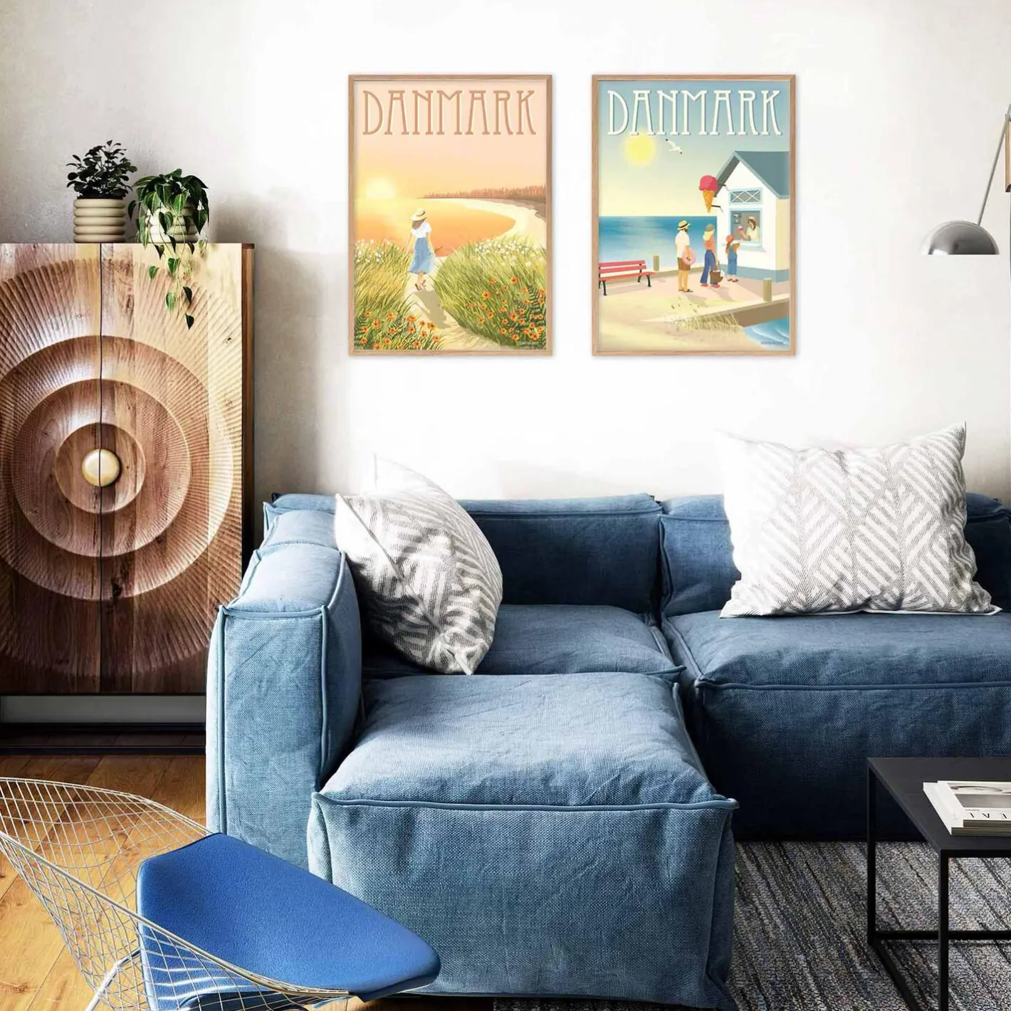 Sale ViSSEVASSE Danmark Ishuset plakat