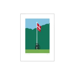 Poster & Frame Dannebrog TIl Tops> Plakater & Rammer