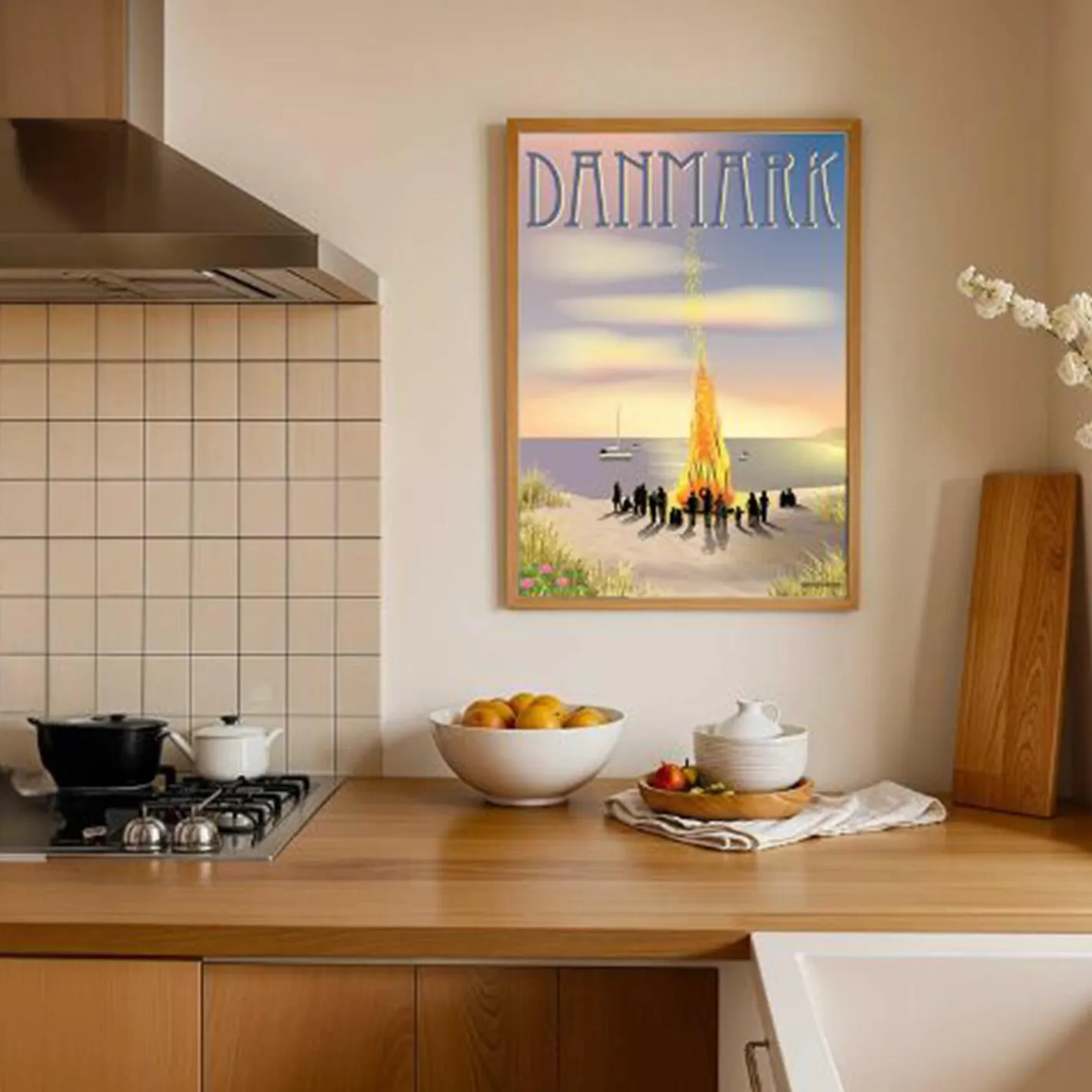 ViSSEVASSE Denmark Sankt Hans plakat> Plakater & Rammer
