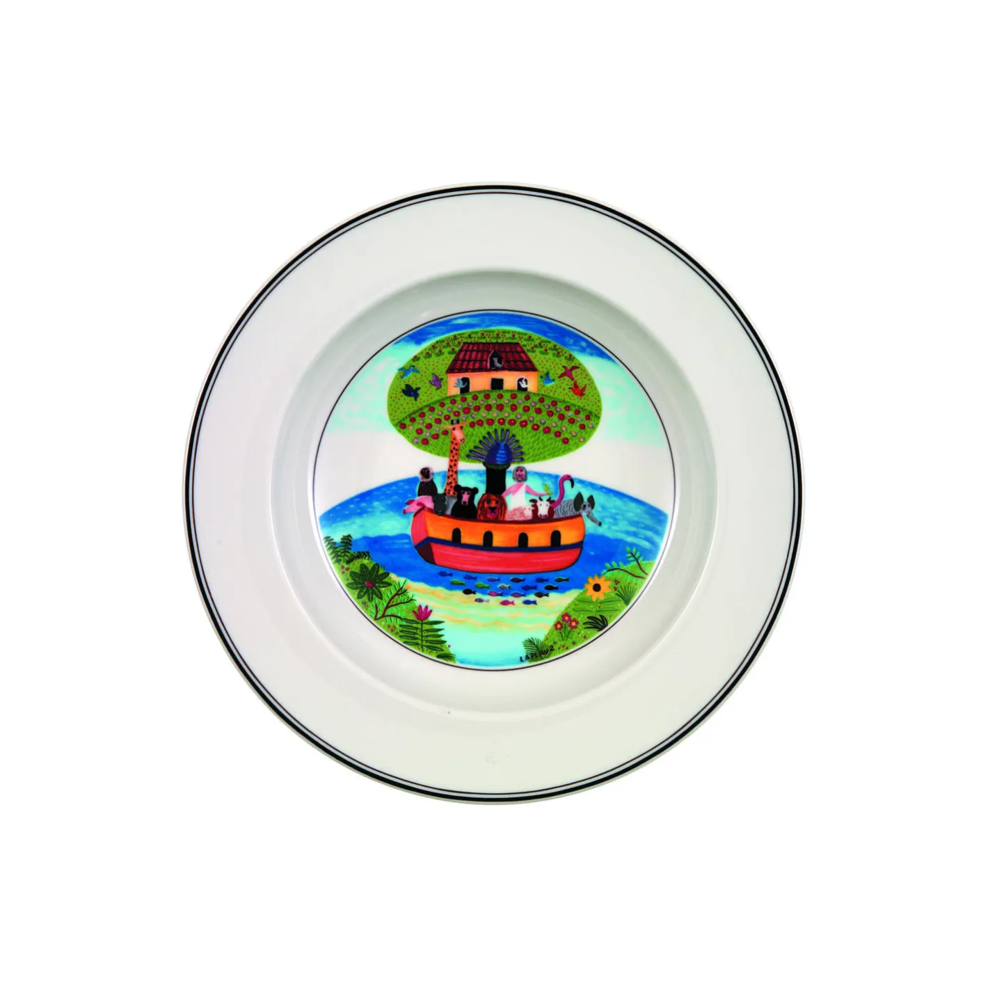Clearance Villeroy & Boch Design Naif dyb tallerken Ø 21 cm, Noah's ark