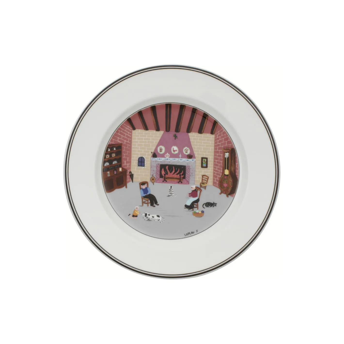 Villeroy & Boch Design Naif tallerken Ø 21 cm, fireplace> Tallerkener