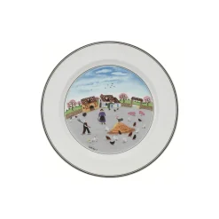 Villeroy & Boch Design Naif tallerken Ø 27 cm, poultry farm> Tallerkener