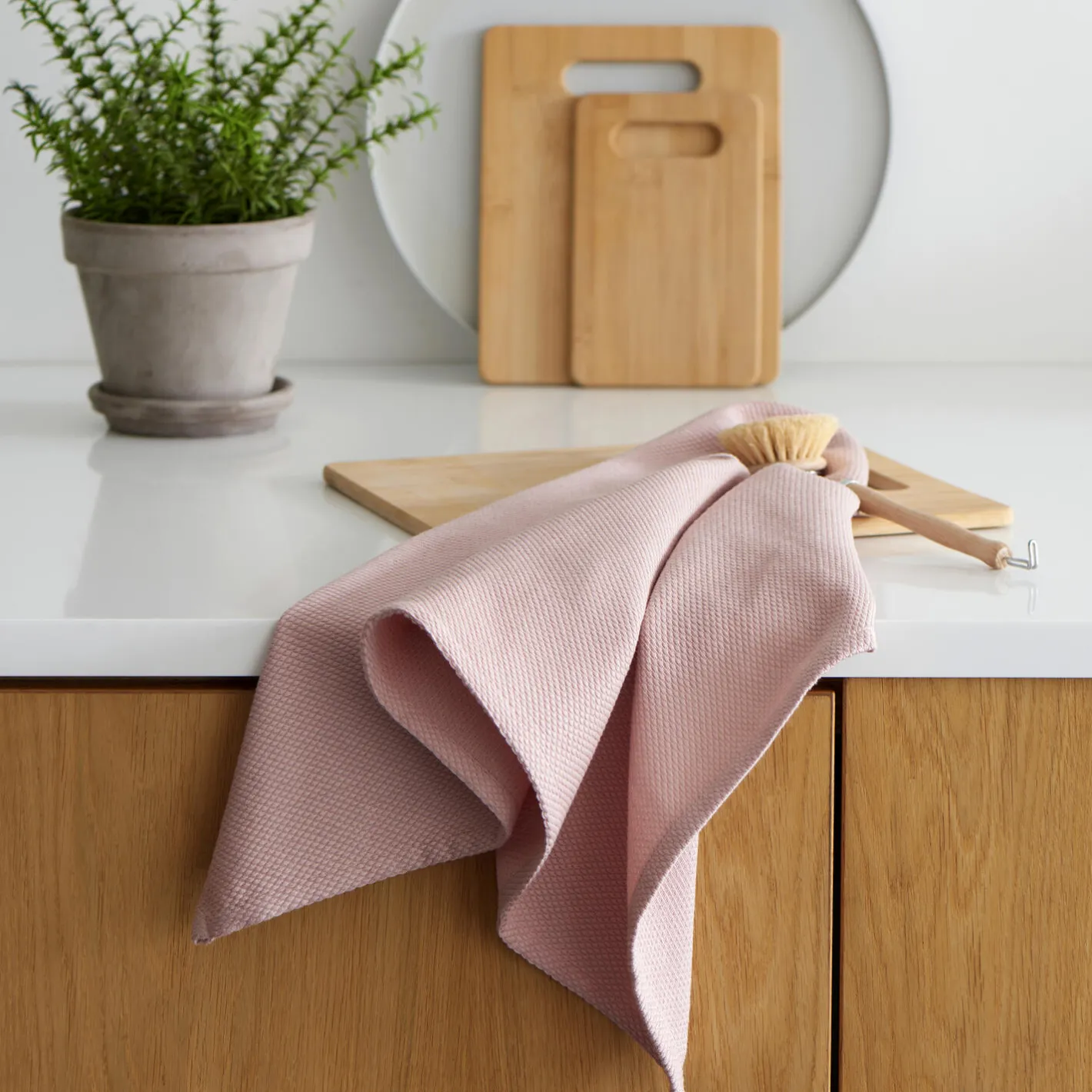 Online Bastian Diamond viskestykke, rose smoke