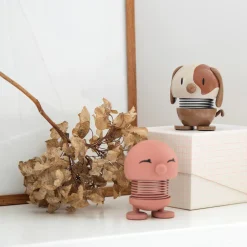Hoptimist Dog, brown> Figurer & Glaskunst