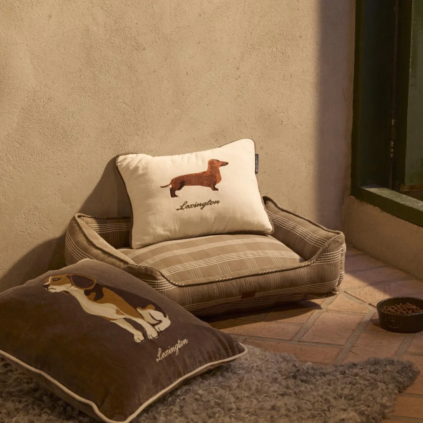 Sale Lexington Dog Pillow Cover, stone multi