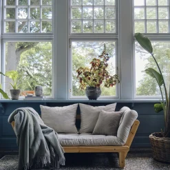 Clearance Silkeborg Uldspinderi Drejø plaid, 05202 sage