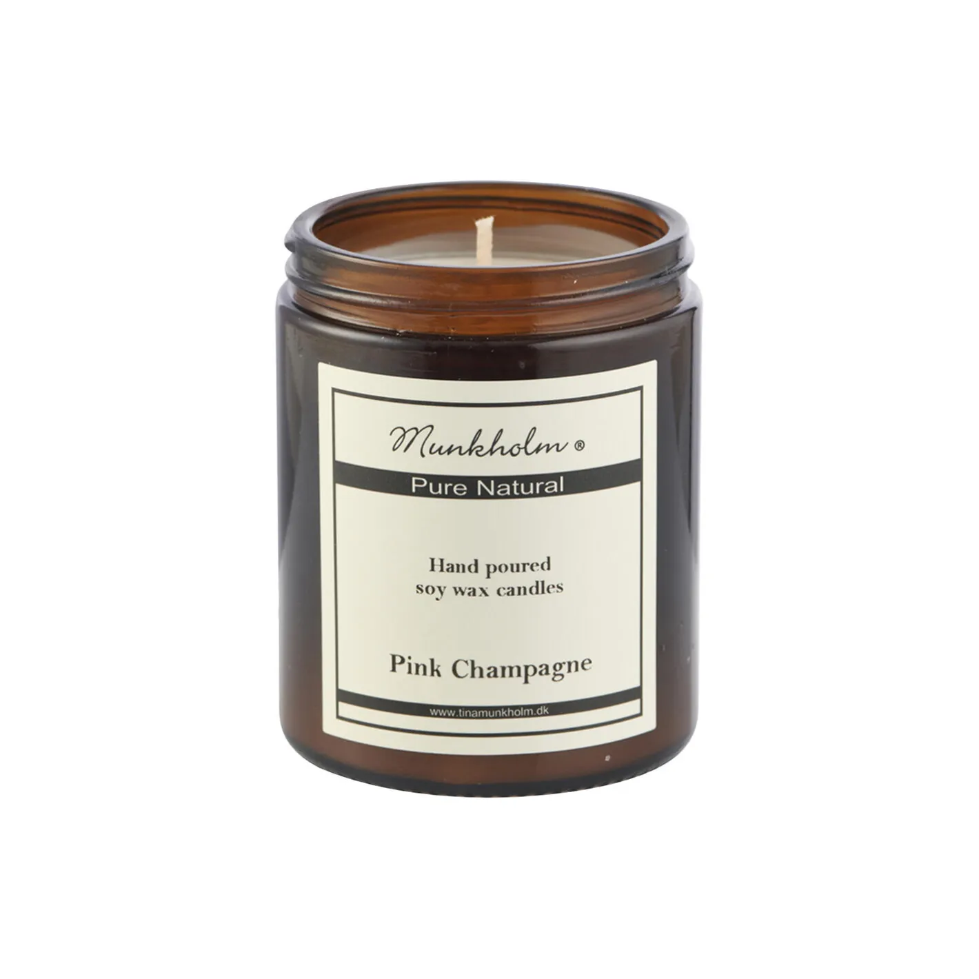 New Munkholm Duftlys, pink champagne