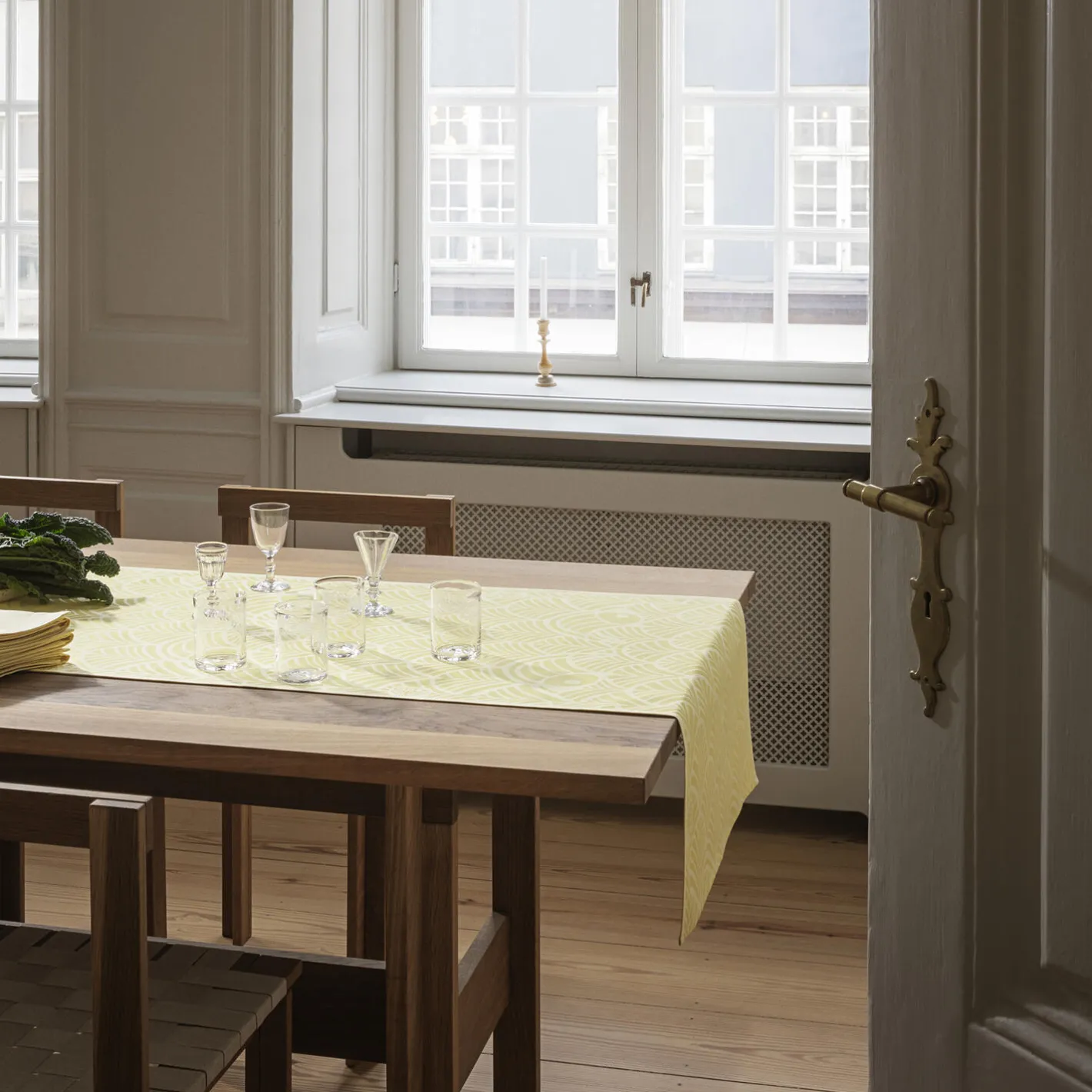 Georg Jensen Damask EASTER bordløber,> Bordtekstiler