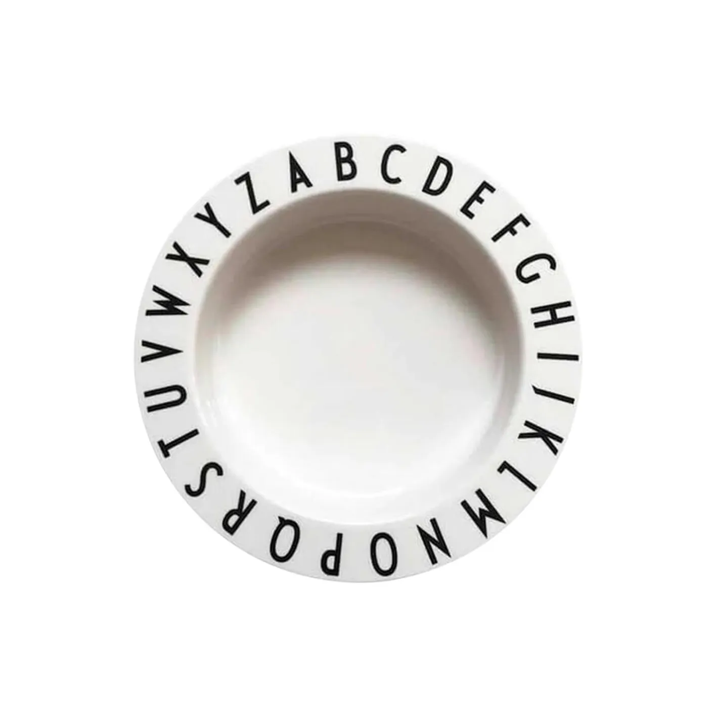 Outlet Design Letters Eat & Learn dyb tallerken Ø 15,5 cm