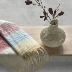 Villa Collection Eik vase M, creme> Vaser