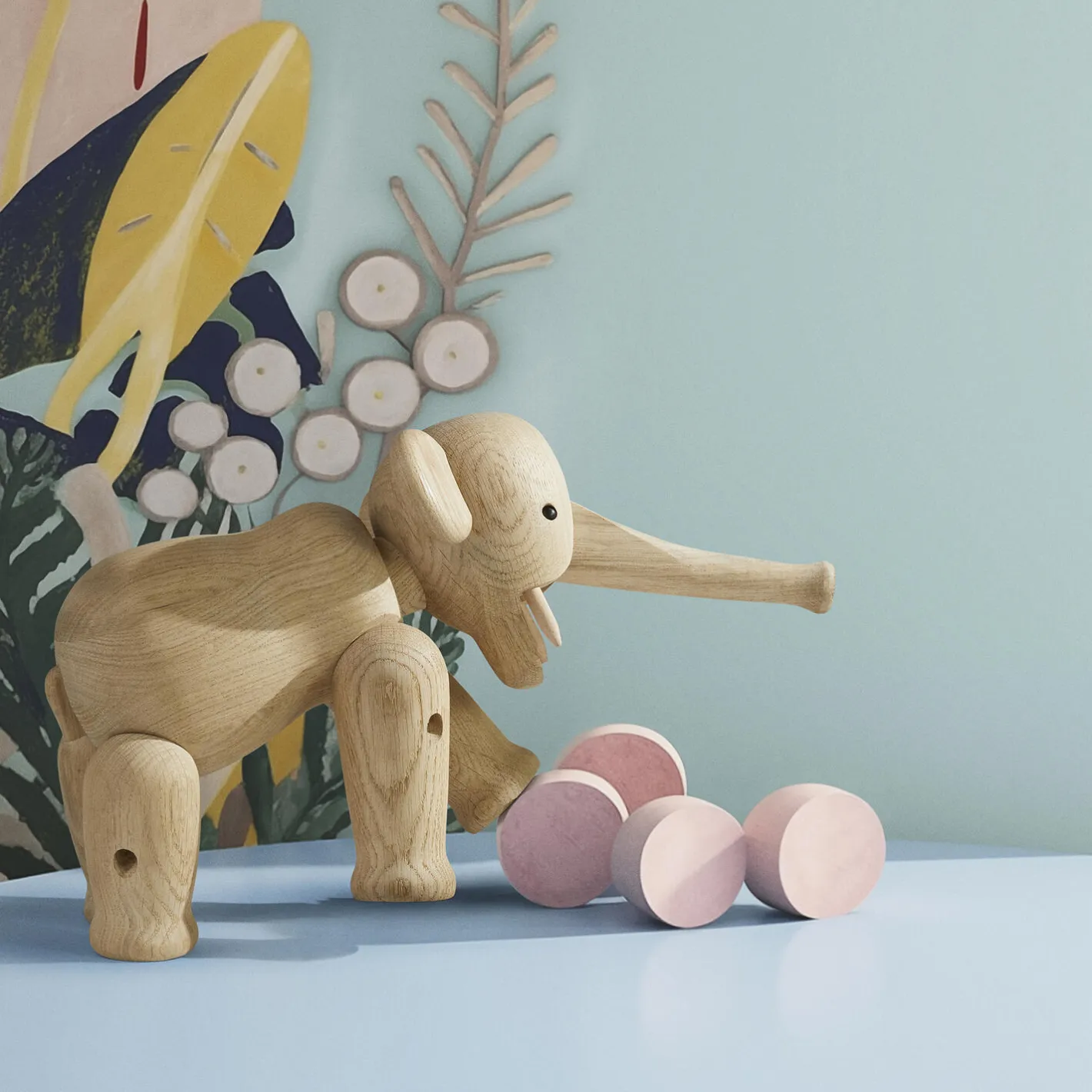 Kay Bojesen Denmark Elefant stor, eg> Figurer & Glaskunst