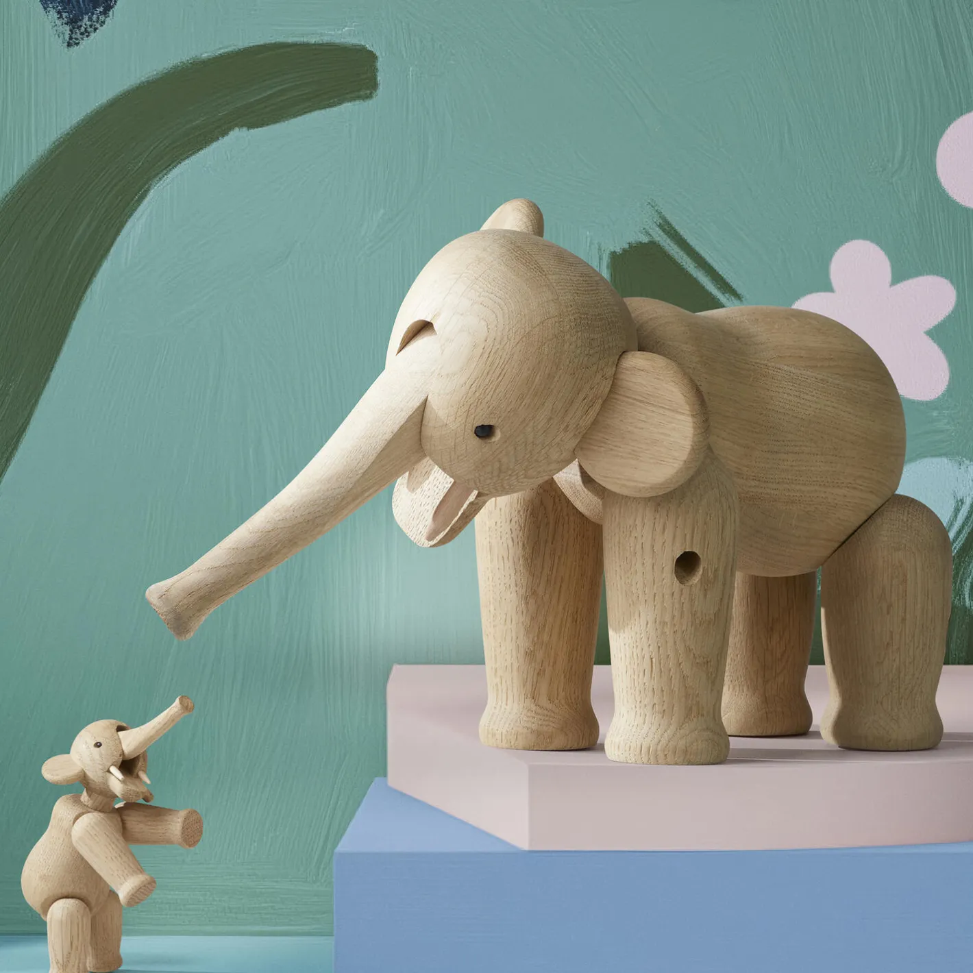 Kay Bojesen Denmark Elefant stor, eg> Figurer & Glaskunst