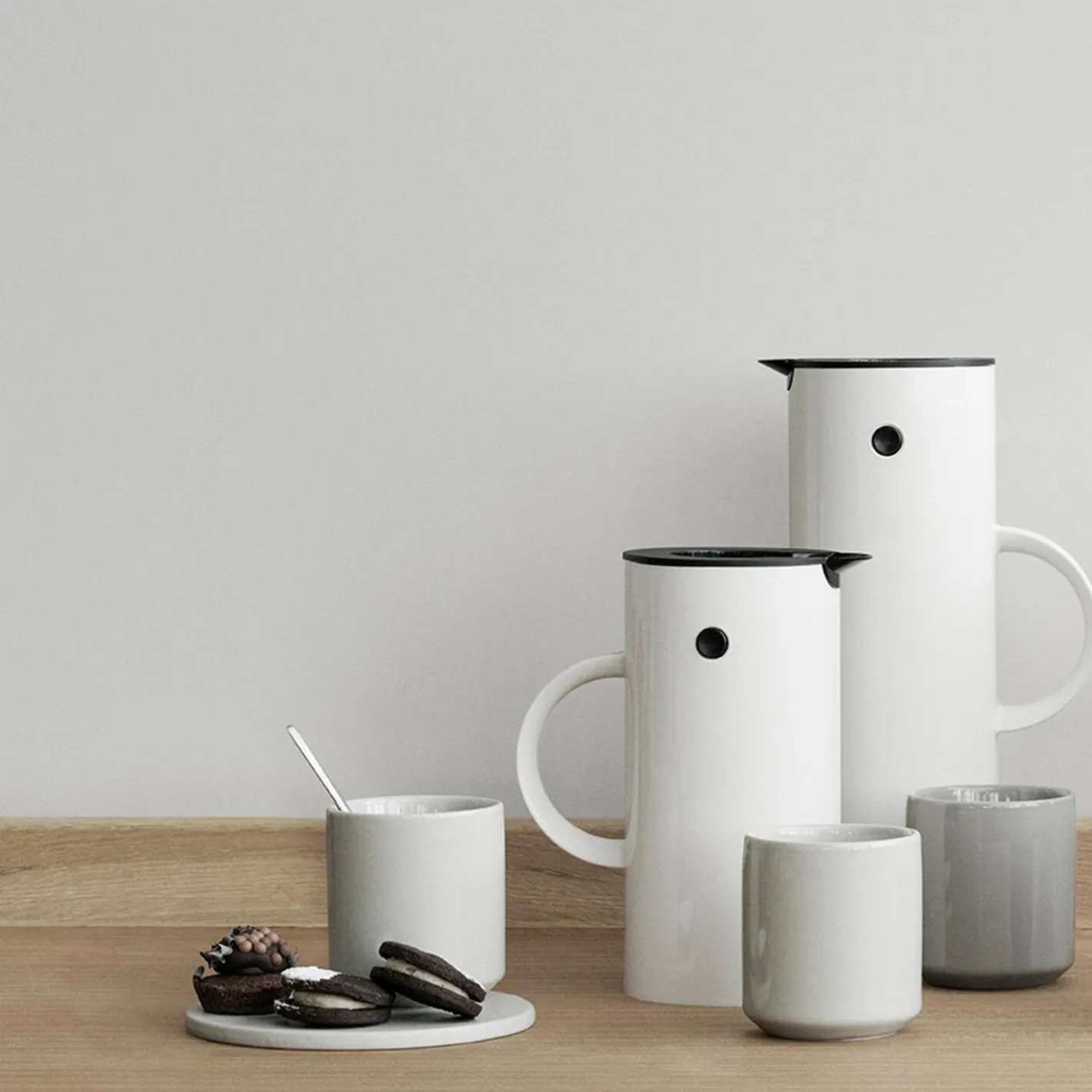 Online Stelton EM77 termokande 1 L, white