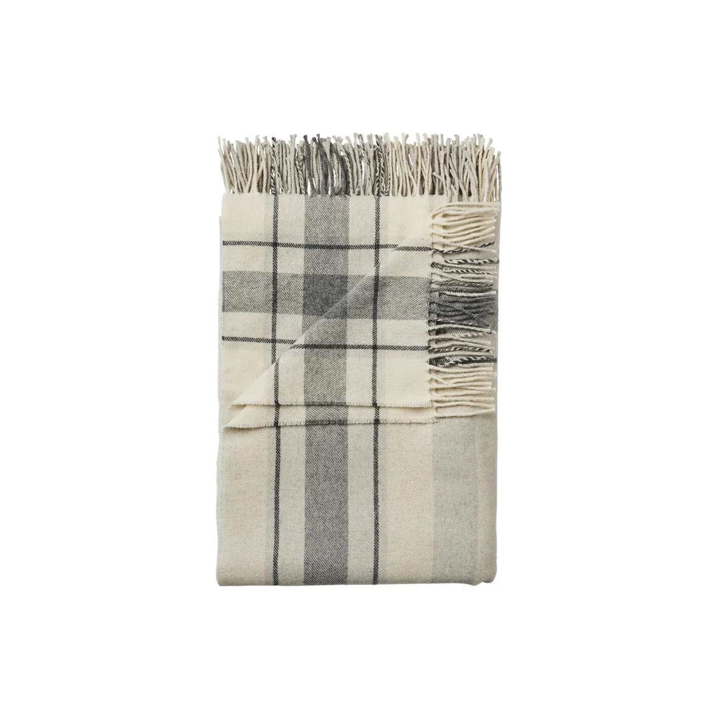 Discount CARE BY ME EMBRACE Throw, grey check