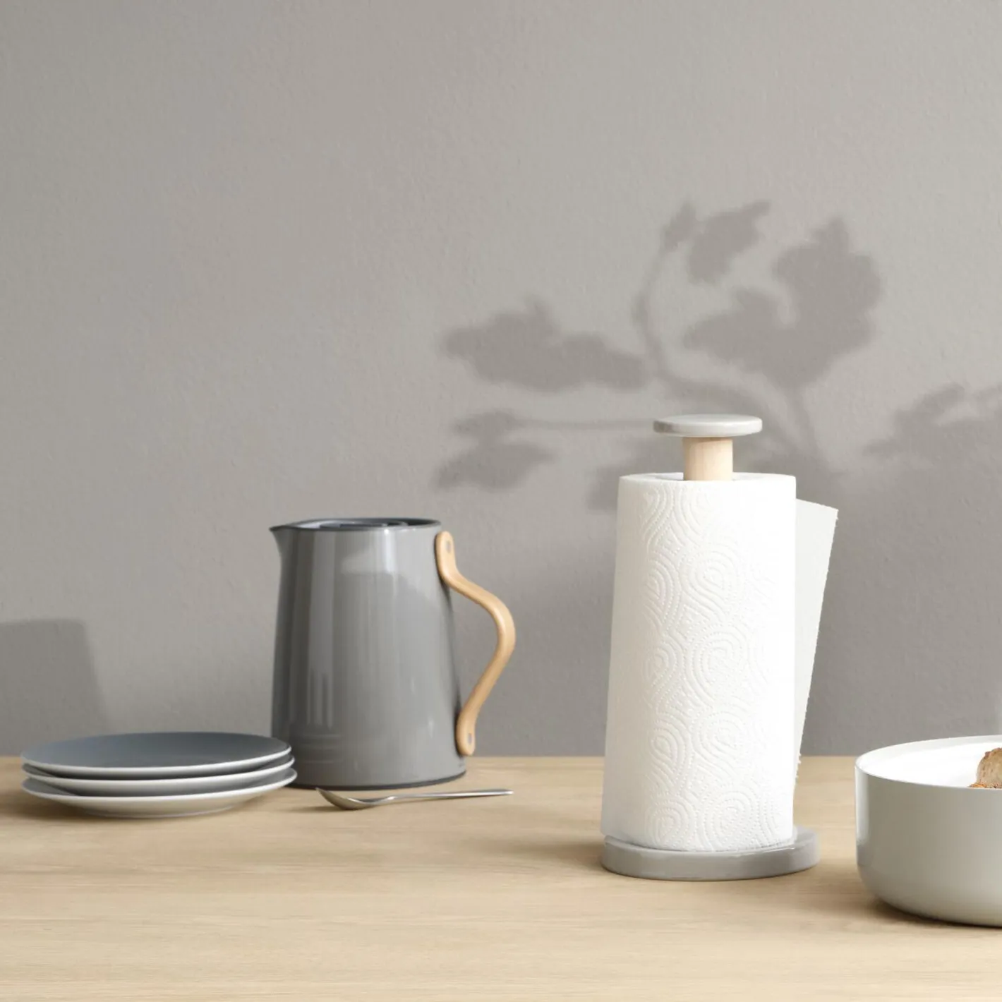 Stelton Emma køkkenrulleholder, grey> Køkkenudstyr