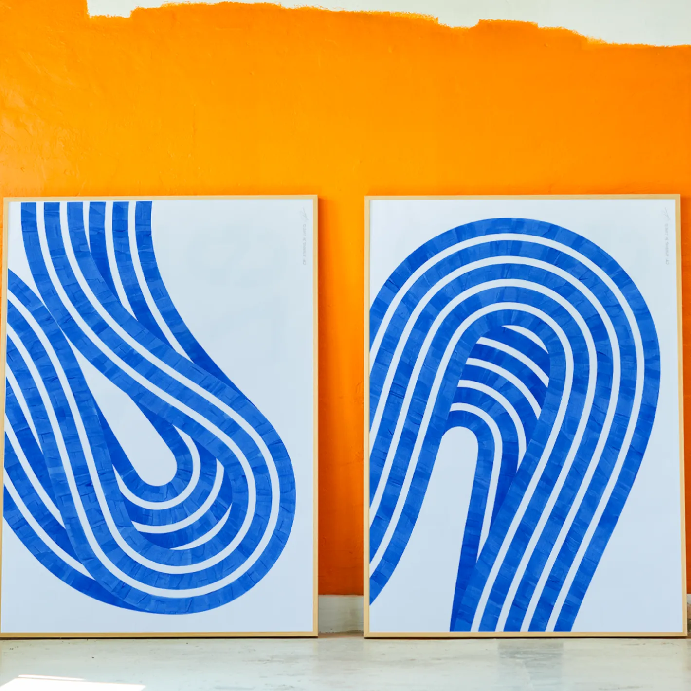 Clearance Paper Collective Entropy Blue 01 poster
