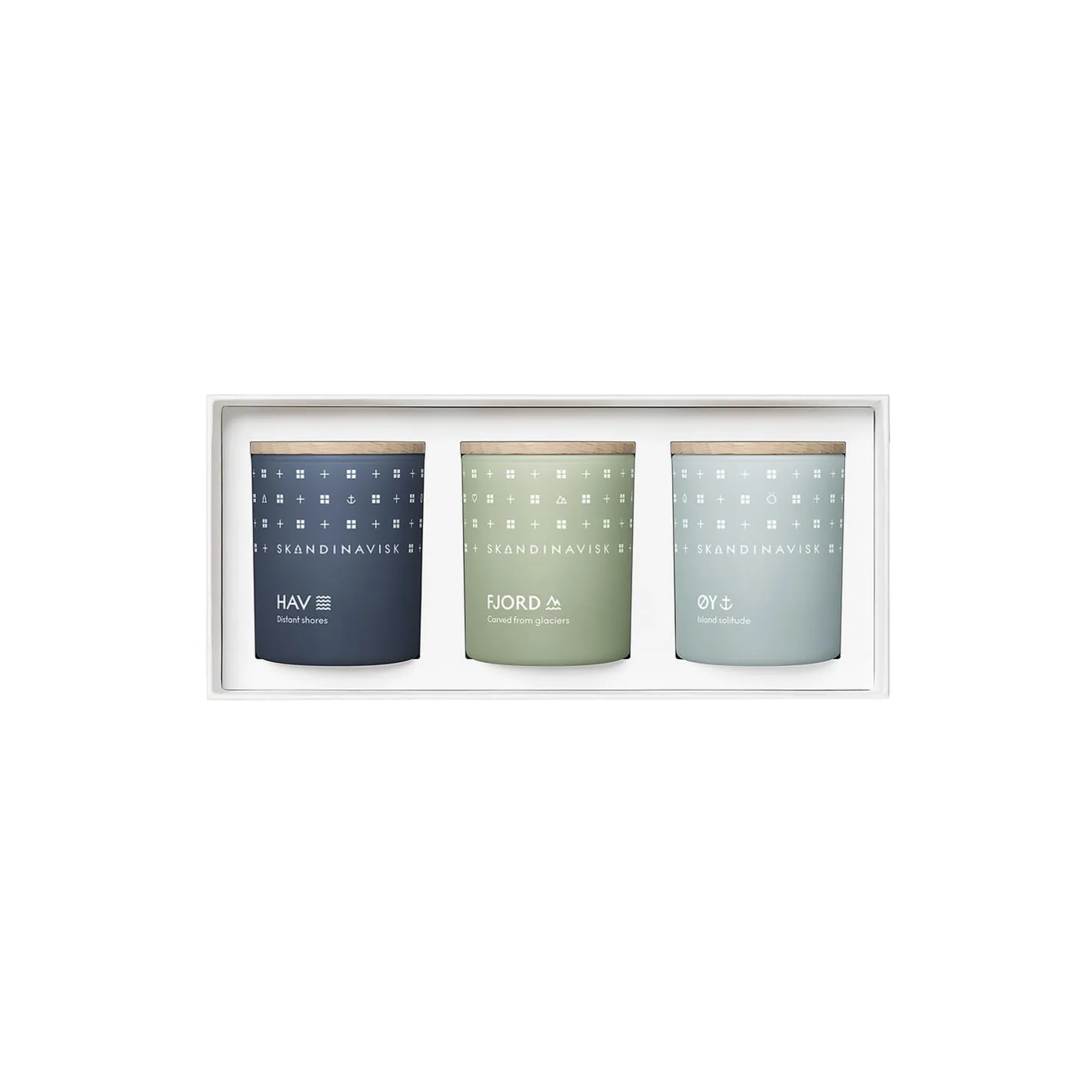 Skandinavisk ESCAPE Mini Candle Giftset> Lys & Duftlys