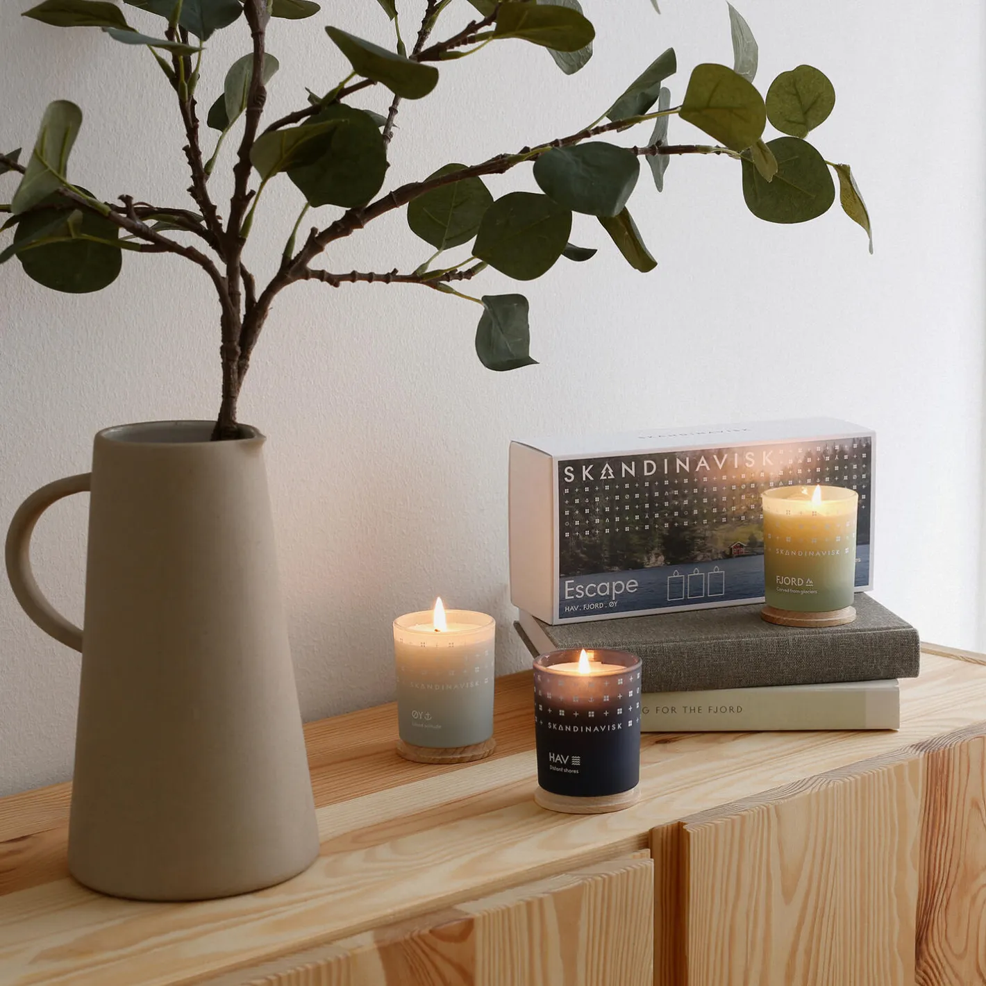 Skandinavisk ESCAPE Mini Candle Giftset> Lys & Duftlys