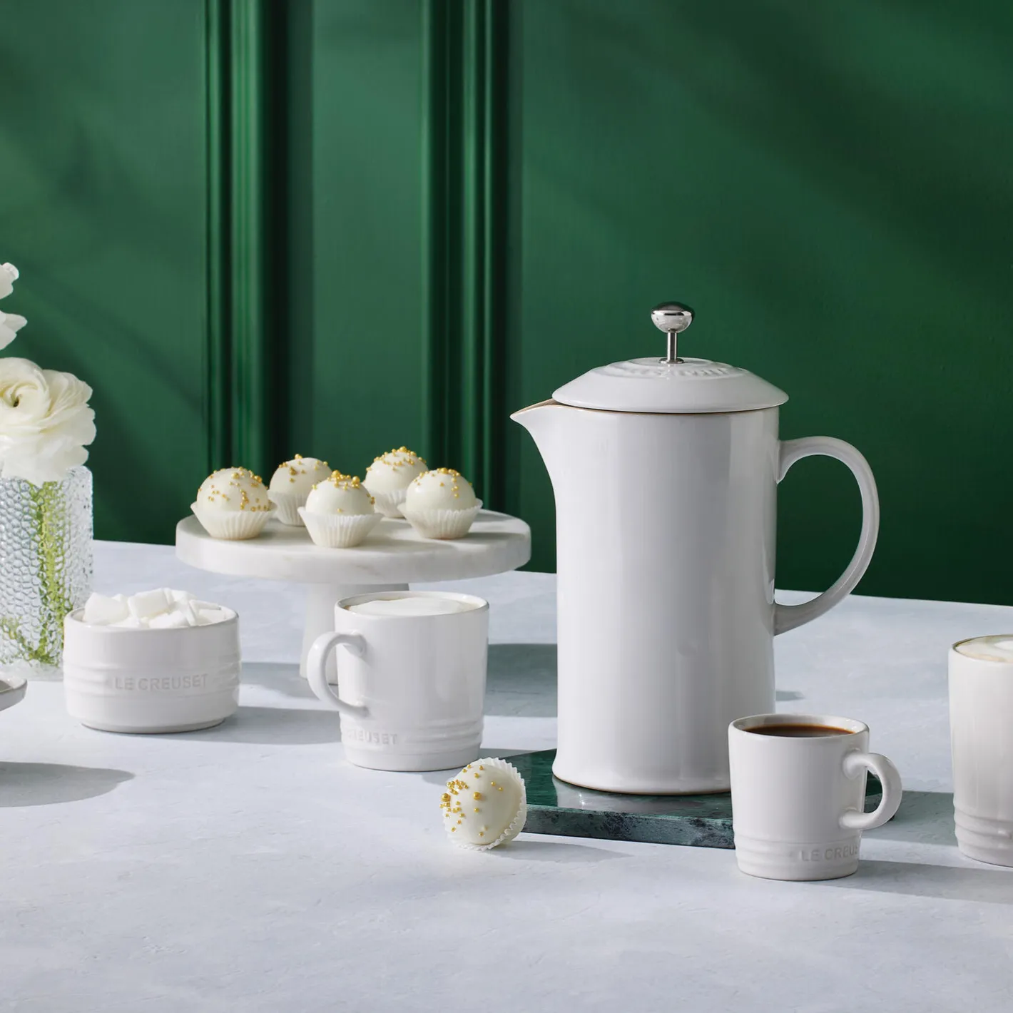 Clearance Le Creuset Espressokop, white