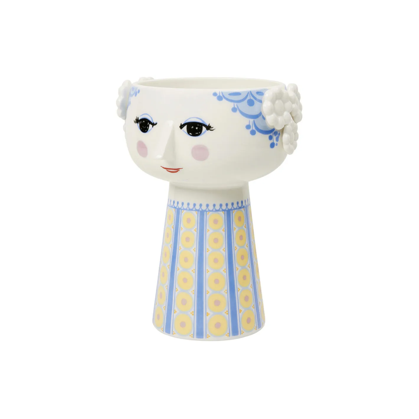 Online Bjørn Wiinblad Eva vase 18,5 cm, blå