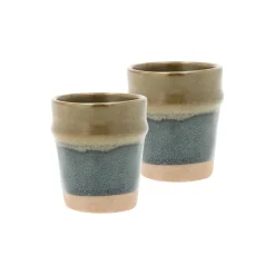 Discount Villa Collection Evig espressokop 2 stk., blå/brun blå/brun, blå/brun, blå/brun
