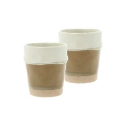 Outlet Villa Collection Evig espressokop 2 stk., brun/creme
