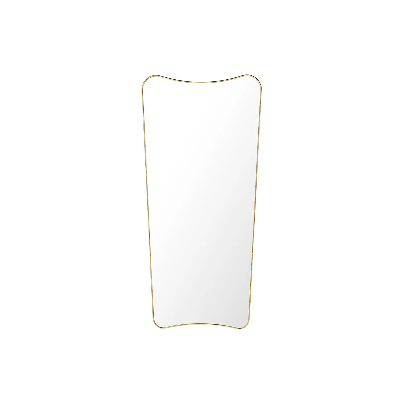 GUBI F.A. 33 Wall Mirror, polished brass> Vægspejle