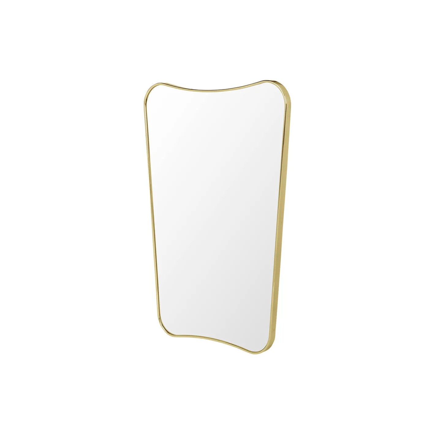 GUBI F.A. 33 Wall Mirror, polished brass> Vægspejle