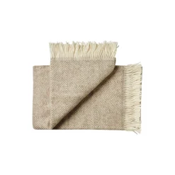 Clearance Silkeborg Uldspinderi Fanø plaid, 00119 birch sand