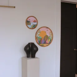 Papirværk Farvet bjerg> Plakater & Rammer