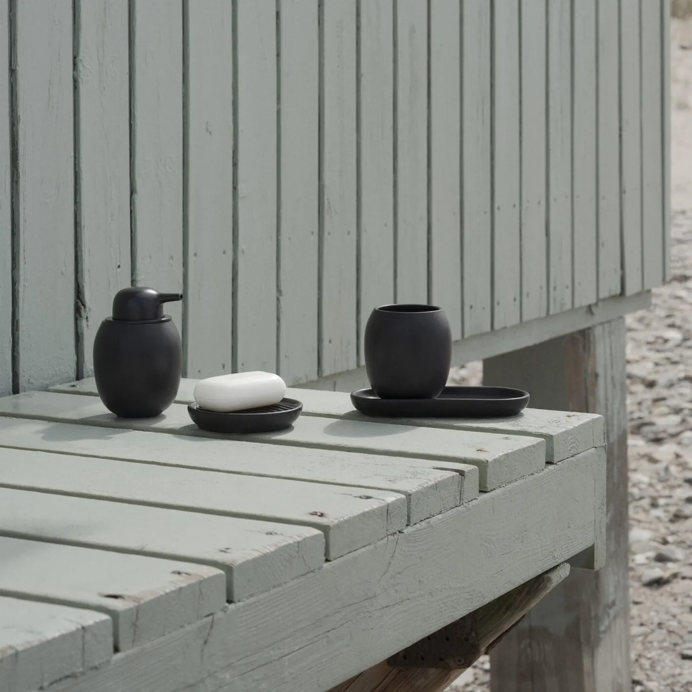 Online Stelton Fjord sæbeskål, black
