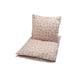 Müsli by Green Cotton FLORA baby sengetøj, nightingale/balsam cream/walnut>Børn Soveudstyr|Sengetøj