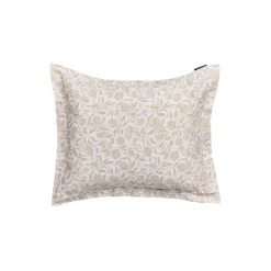 Outlet Lexington Flowers Cotton Sateen Pillowcase, white/beige