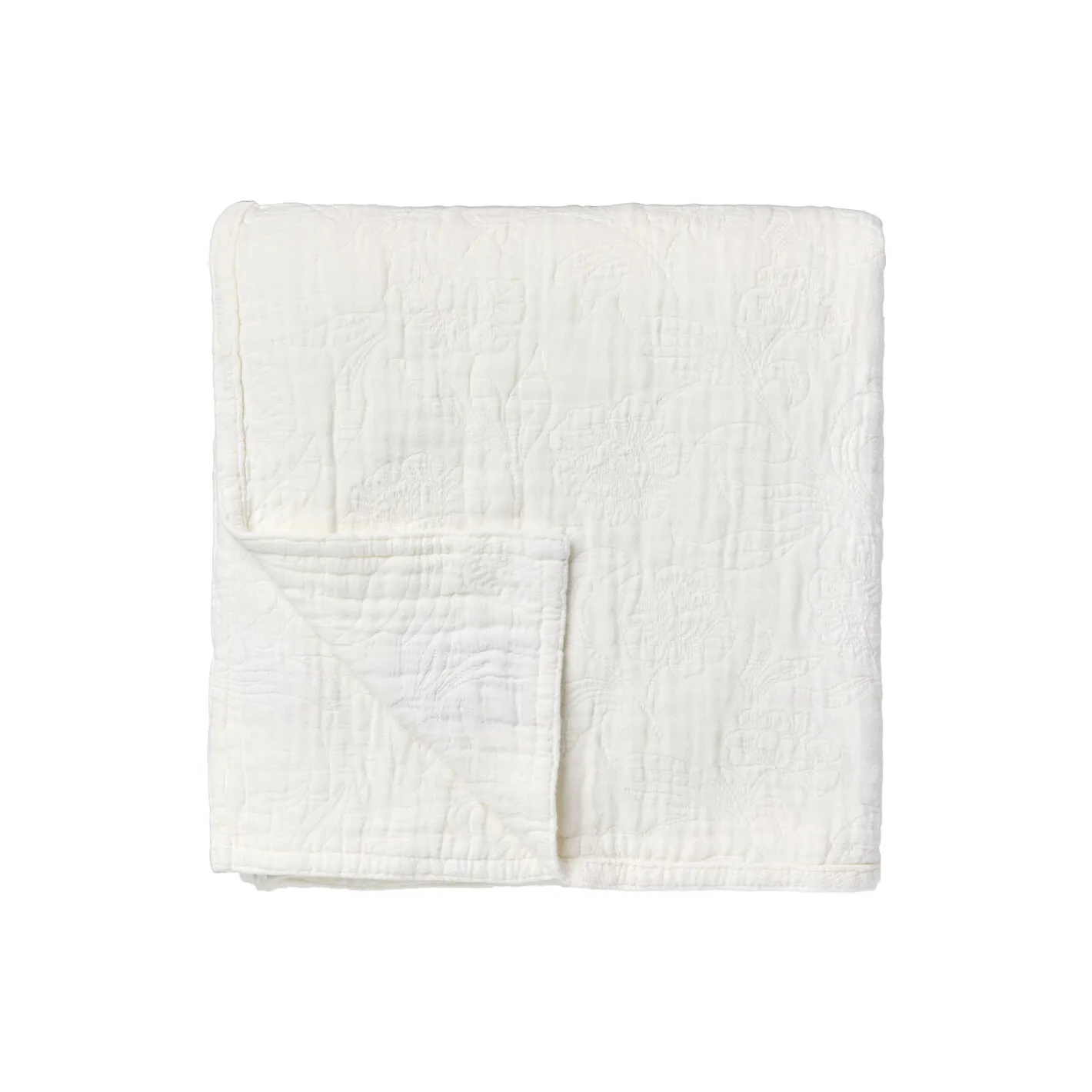 Lexington Flowers Jacquard Organic Cotton Bedspread,> Sengetæpper