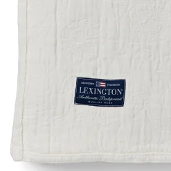 Lexington Flowers Jacquard Organic Cotton Bedspread,><noscript><img width=