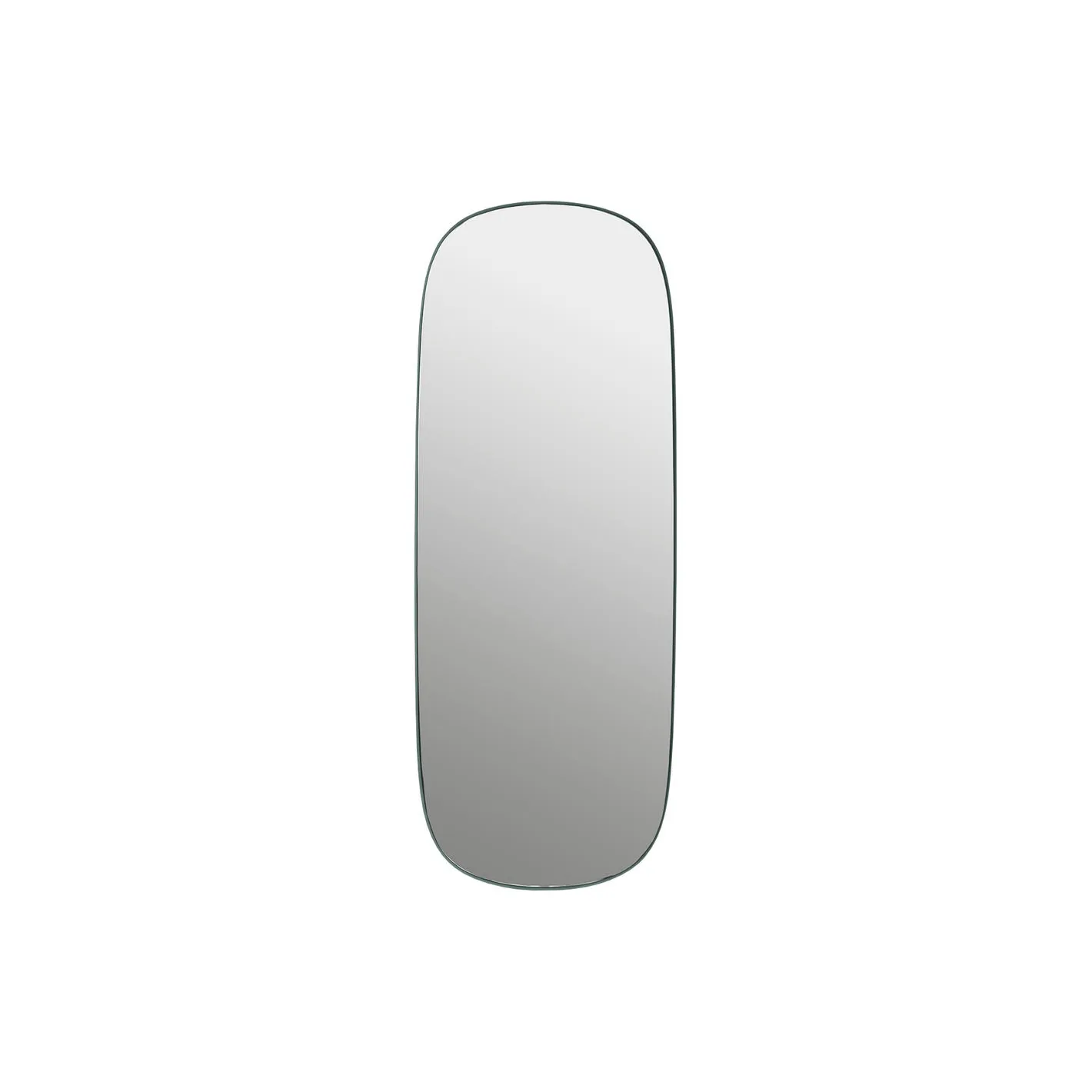 Outlet Muuto Framed Mirror, dark green/clear