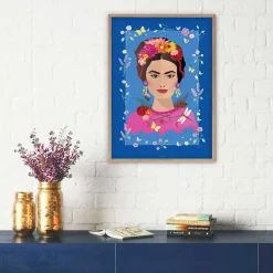ViSSEVASSE Frida Kahlo støtteplakat> Plakater & Rammer