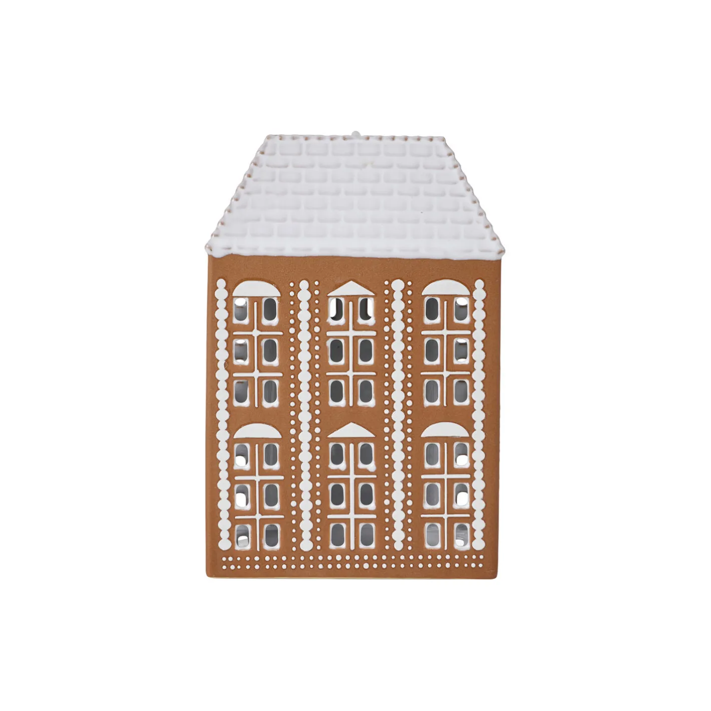Hot Kähler Gingerbread lyshus stor, brun