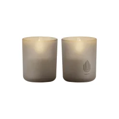 Discount Uyuni Lighting Glass Candle 2-pack, sandstone