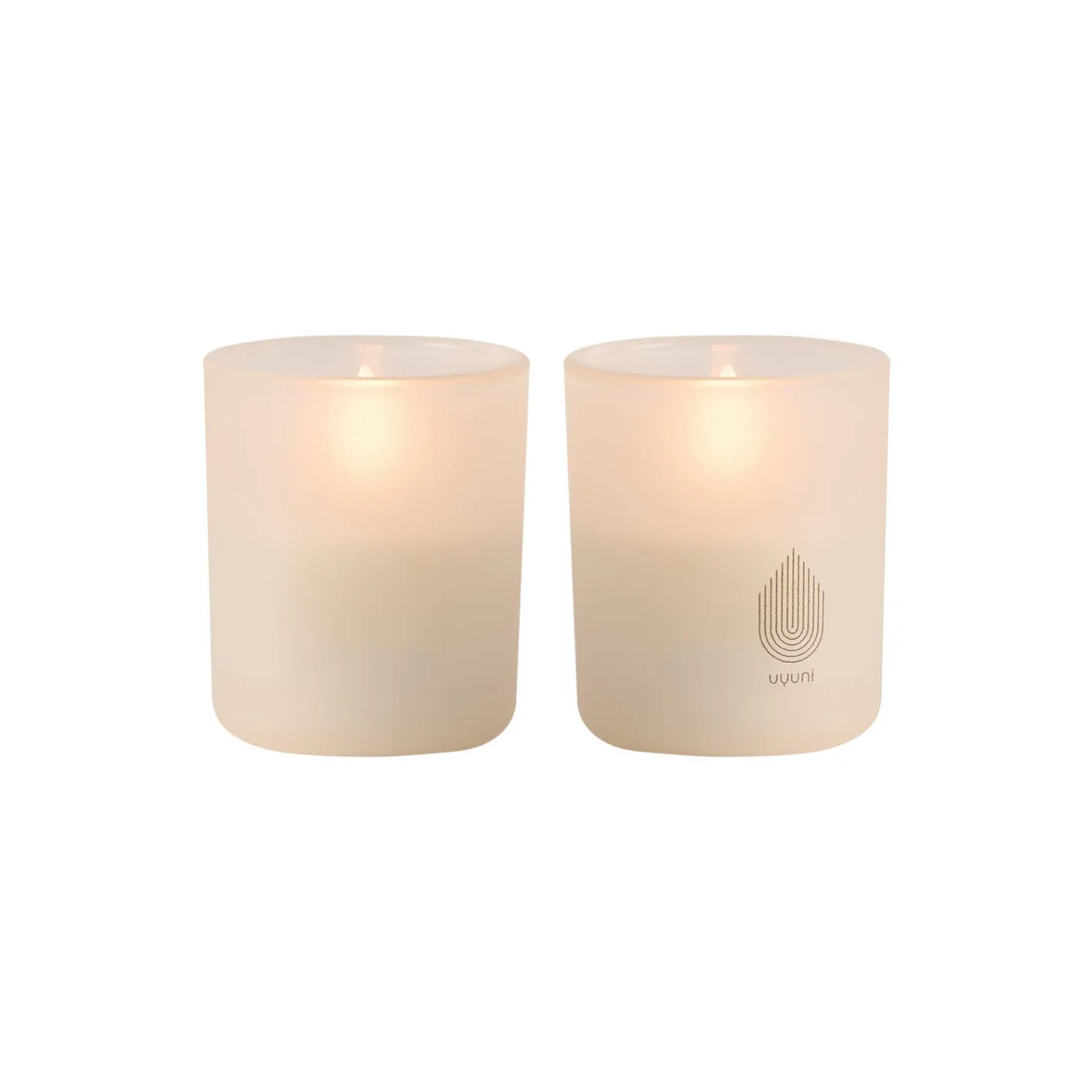Uyuni Lighting Glass Candle 2-pack,> Lys & Duftlys