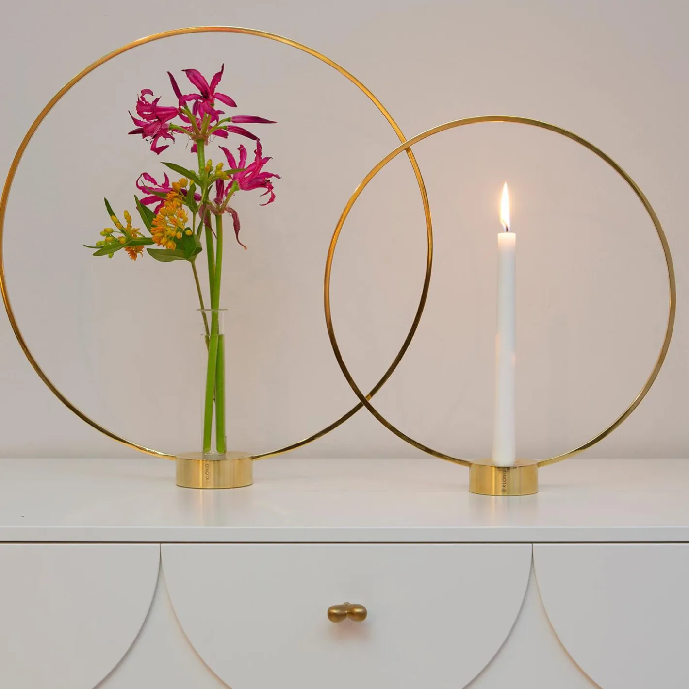 Klong Gloria Candleholder Large> Lysestager