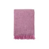 Klippan Yllefabrik Gotland uld plaid, pink> Plaider