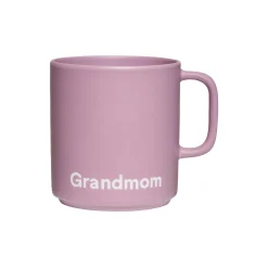 Best Design Letters GRANDMOM favourite kop med hank VIP lavender