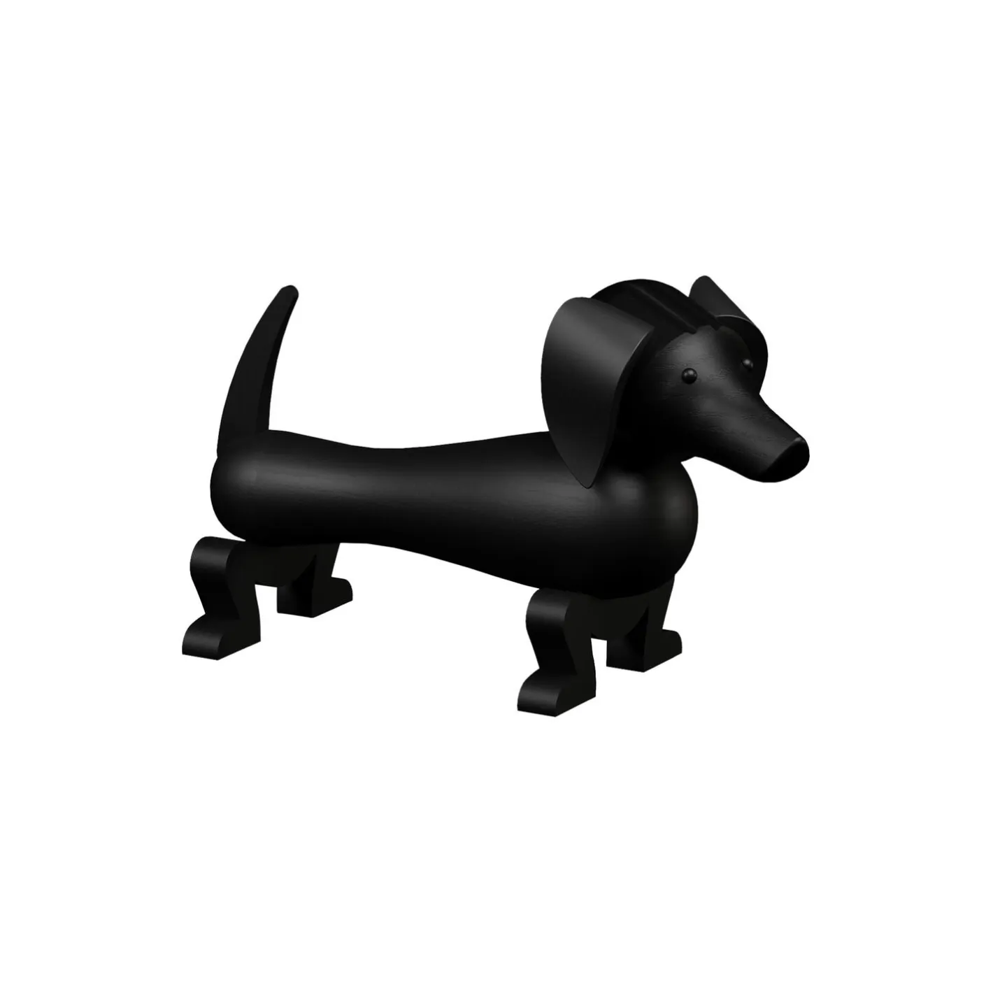 Sale Kay Bojesen Denmark Gravhund mellem, mørk bejdset eg